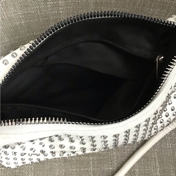 Small white Bag with Crystals - Picture 3 of 5